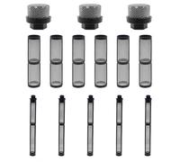 ChgImposs Lot de 14 filtres à peinture sans air pour pistolet à peinture Graco 390 395 490 495 595 3400 avec filtre à paille, filtre intérieur et filtre à pistolet double en acier inoxydable