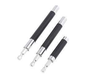 ChgImposs Lot de 3 supports de tournevis magnétiques évolutifs pour embout de foret, 80/120/140 mm, adaptateur de tige de guidage de foret