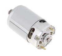 ChgImposs Micro Moteur RS550 DC 12V 23000 tr/min avec 11 Dents à Deux Vitesses et Boîte de Vitesses à Couple Élevé pour Perceuse Visseuse Sans Fil