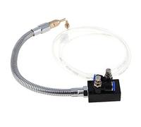 ChgImposs Système de lubrification de refroidissement avec clapet anti-retour et tuyau flexible en acier inoxydable pour la découpe du métal, la gravure, le refroidissement et le tuyau d’air CNC