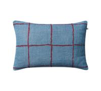 Chhatwal & Jonsson Housse de coussin Chakra 40x60 cm Dusty blue-ruby