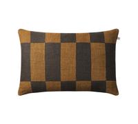 Chhatwal & Jonsson Housse de coussin Samar 40x60 cm Dark brown-taupe