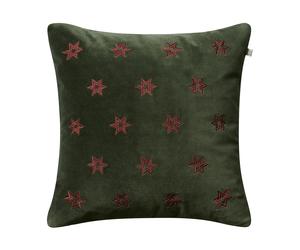 Chhatwal & Jonsson Housse de coussin Star 50x50 cm Forest green