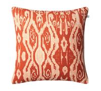 Chhatwal & Jonsson Taie Ikat Madras 50x50 cm Apricot orange-rose