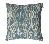 Chhatwal & Jonsson Taie Ikat Madras 50x50 cm Heaven blue-aqua