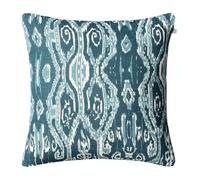 Chhatwal & Jonsson Taie Ikat Madras 50x50 cm Palace blue-heaven blue
