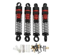 CHHELIHL Amortisseurs de voiture RC pour véhicules à l'échelle 1/10, construction en alliage d'aluminium, réduction des vibrations, usiné CNC, précharge réglable, conception à