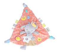 CHHELIHL Bébé Animaux poupées avec bébé Dentition Nourrissons Sucette Serviette Doux câlin Sommeil Couverture de sécurité pour l'entraînement (Éléphante)