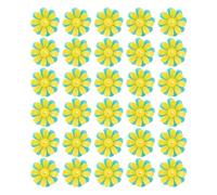 Chhelihl Hummingbird Feeders, pour des Fleurs de Remplacement aux Couleurs Vives, pièces d'alimentation, faciles à Nettoyer, Ensemble de 30 pcs (Vert + Jaune (avec Noyau Jaune))