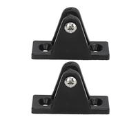 CHHELIHL Lot de 2 charnières de pont pour bateau, fixations en nylon pour bimini et accessoires de quincaillerie pour auvent marin