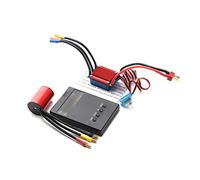 CHHELIHL Moteur sans balais S2430 5800KV 4P, sans capteur, 25a, ESC 2.2KG, Carte de Programmation Servo pour Voiture et Camion RC 1/16 1/18
