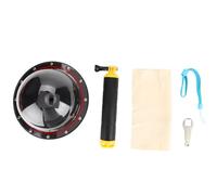 CHHELIHL Port dôme pour caméra d'action Yi 4K, boîtier de Photographie sous-Marine, Performances optiques supérieures, étanche 30 m, Objectif Grand Angle