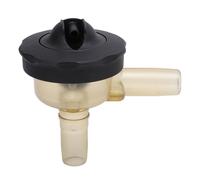 Chhelihl pour la Machine à traire de Vaches, pour l'équipement de traite des journaux, la vanne d'arrêt d'air PSU, la soupape du Globe à Vide avec capteur de débit, Une efficacité (Noir)