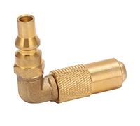 CHHELIHL pour la Pierre Noire pour l'adaptateur de Recharge de Propane 9/16 à 1/4, Connexion compacte, Bonne étanchéité, résistance à la Corrosion, Adaptateur de gaz