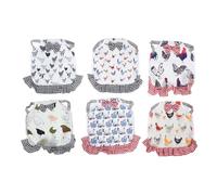 CHHELIHL pour la Poule, pour 6 pcs de Tablier de Poulet, Une Protection complète Respirante sans Odor, pour l'aile de volaille arrière