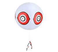 Chhelihl, pour Oiseau, Ballon Gonflable à l'oiseau, Ballon prédateur, Terreur Gonflable Balloon de Peur des Oiseaux pour Une Utilisation en Plein air, Dissuasion Efficace des (Blanc)