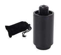 CHHELIHL Rallonge de queue de billard de 5 cm avec butée en caoutchouc, extension d'extrémité de queue de billard en aluminium pour queues de billard universelles