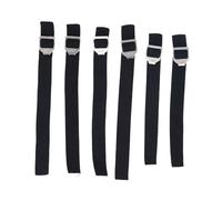 CHHELIHL Sangles de Protection du Tibia, 6 pièces, Professionnelles, Respirantes, Extensibles et réglables, pour Les Jambes de Baseball, avec Boucles métalliques antirouille