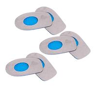 CHHELIHL Semelles intérieures en Silicone pour Chaussures de Sport, Haute élasticité, Texture antidérapante, Absorption des Chocs, Soulagement de la Pression, pour Hommes Femmes (Talonnette TPE femme)