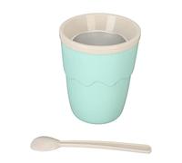 CHHELIHL Slushie Maker Cup, pour des granités faits maison rapides, congeler et remuer en quelques minutes, matériau PP durable, avec couche de liquide de refroidissement, facile (Verte)
