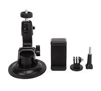 CHHELIHL Support réglable à Rotation Verticale à 360 degrés pour caméras de Sport et téléphones Portables, matériau ABS, Ventouse puissante, Plage de Serrage de 6 à 9 cm, Stable