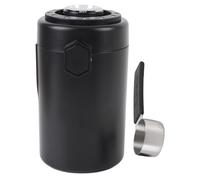 CHHELIHL Tremple-Caxe étanche à l'air, pour récipient de stockage de grains de café premium, 304 acier inoxydable avec système de surveillance de l'humidité, pour les aliments