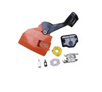 CHHOUZHPJS Couvercle de chaîne de pignon d'embrayage, poignée de Frein, Ensemble de carburateur adapté à la tronçonneuse 136 137 141 142, pièce d'outil de Rechange