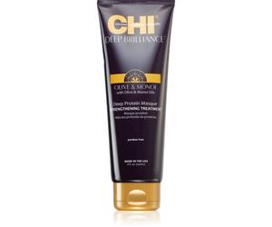 CHI Brilliance Strengthening Treatment masque fortifiant pour cheveux faibles et abîmés et anti-pointes fourchues à l'huile d'olive 237 ml