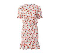 Chi Chi London Robe 'Keely' crème / bleu / rouge / noir, Taille 36