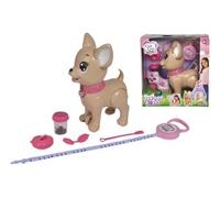 Simba 105893264 Poupée Chi Love Poo - Petit Chihuahua avec Accessoires de Promenade, Multicolor