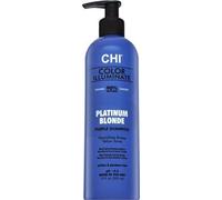 CHI Color Illuminate Platinum Blonde Purple Shampooing shampooing éclaircissant pour cheveux blonds platine et gris 355 ml