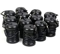 Chi-Enterprise 12 Bobines Électrodes Ion Array 6,3 mm, Noir, Haute Performance, Longue Durée pour Bain de Pieds Détox, Compatible Appareils Électrolyse