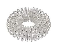 chi-enterprise - Bague de Massage pour Le Doigt | Anti-Stress | Acupression | Contenu de la Livraison : 1 Bague Anti-Stress (Argent/Petit)