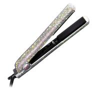 CHI Lava Fer à Lisser Créramique The Sparkler, Édition Spéciale, Lisseur de Cheveux pour une Finition Lisse, Cordon de 3,35m, Fer de 2,5 cm, Argenté