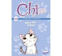 Chi - Poche - Tome 12 Chi a des soucis - Konami Kanata - Glénat Jeunesse - Poche - Roman cadet