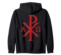 Chi Rho - Alpha Omega - Symbole chrétien précoce Sweat à Capuche