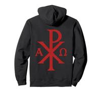 Chi Rho - Alpha Omega - Symbole chrétien précoce Sweat à Capuche