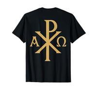 Chi Rho: Alpha Omega - Symboles chrétiennes T-Shirt