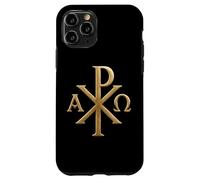 Chi Rho: Alpha Omega - Symboles chrétiens - Jésus-Christ Coque pour iPhone 11 Pro