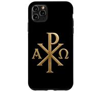 Chi Rho: Alpha Omega - Symboles chrétiens - Jésus-Christ Coque pour iPhone 11 Pro Max