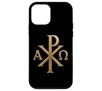 Chi Rho: Alpha Omega - Symboles chrétiens - Jésus-Christ Coque pour iPhone 12 Mini