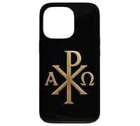 Chi Rho: Alpha Omega - Symboles chrétiens - Jésus-Christ Coque pour iPhone 13 Pro