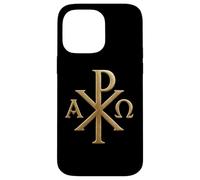 Chi Rho: Alpha Omega - Symboles chrétiens - Jésus-Christ Coque pour iPhone 14 Pro Max