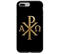 Chi Rho: Alpha Omega - Symboles chrétiens - Jésus-Christ Coque pour iPhone 7 Plus/8 Plus