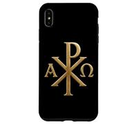 Chi Rho: Alpha Omega - Symboles chrétiens - Jésus-Christ Coque pour iPhone XS Max