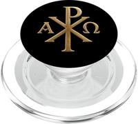 Chi Rho: Alpha Omega - Symboles chrétiens - Jésus-Christ PopSockets PopGrip pour MagSafe