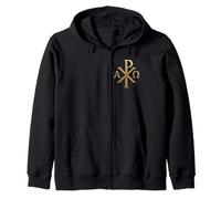 Chi Rho: Alpha Omega - Symboles chrétiens - Jésus-Christ Sweat à Capuche