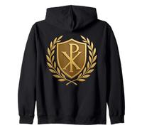 Chi Rho: Symboles catholiques chrétiens Sweat à Capuche