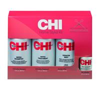 CHI Set Shampoo Traitement Brume Keratin + Infusion Silk 50 ml Je 350 ml