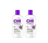 CHI VOLUMECARE Ensemble shampoing et après-shampoing volume - 355 ml chacun - Pour cheveux fins et fins, sans parabène